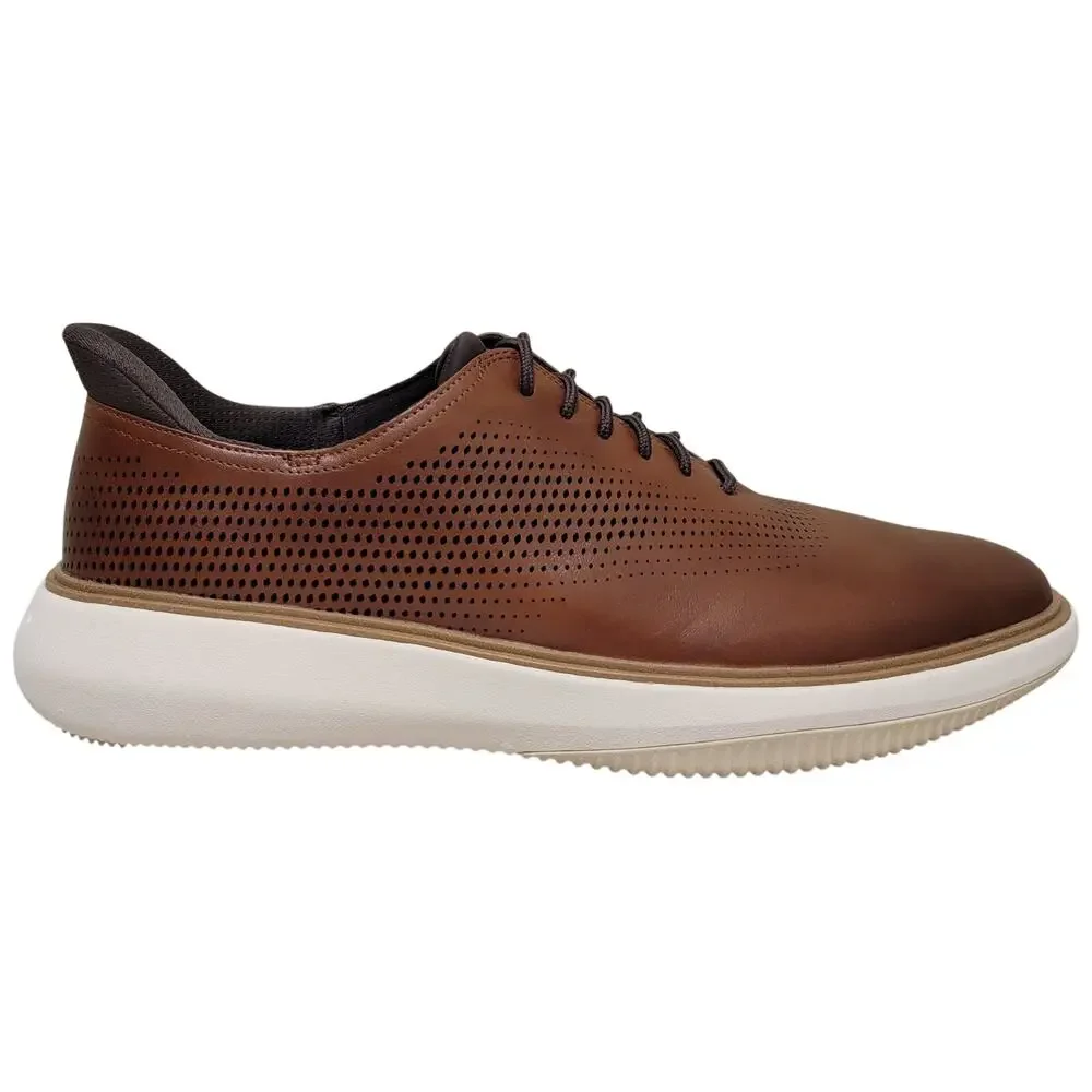 Cole Haan Men Grand Phaze Laser Quick-On Oxfords Size US 10.5M British Tan